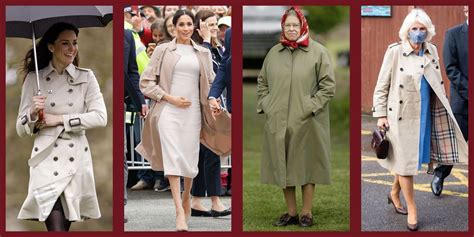 meghan burberry trench|14 Photos of Royals Wearing Trench Coats .